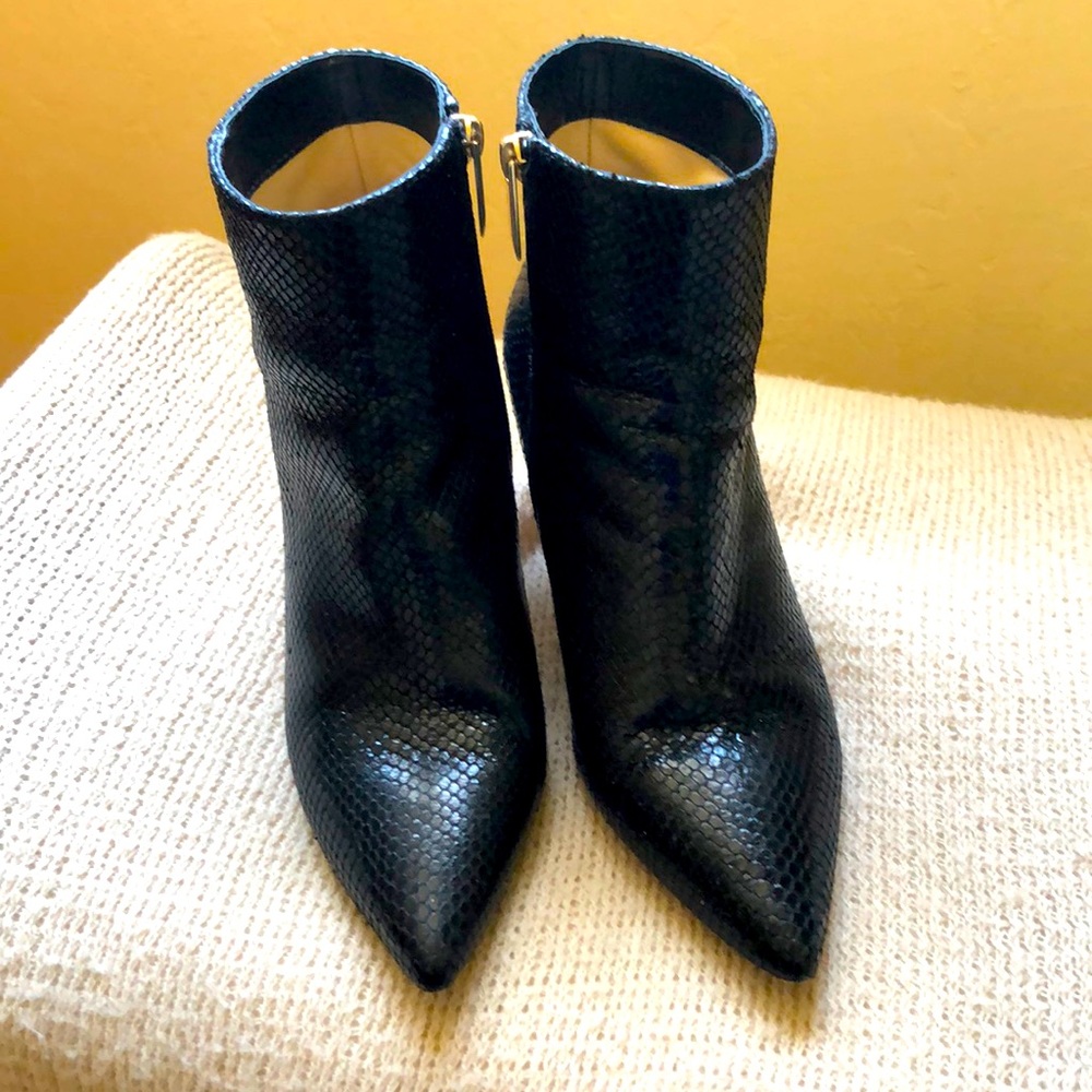 L’Agence | Aimée Bootie in Blake Snake, size 40